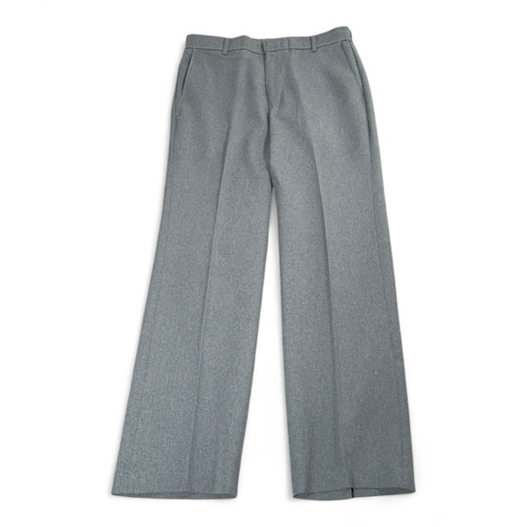 Vintage Levis Pants Mens 31x30 Gray Action Slacks Dress Polyester Talon Zip 80s - Picture 1 of 10